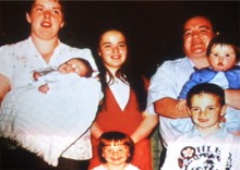 The McElhill family in happier times.